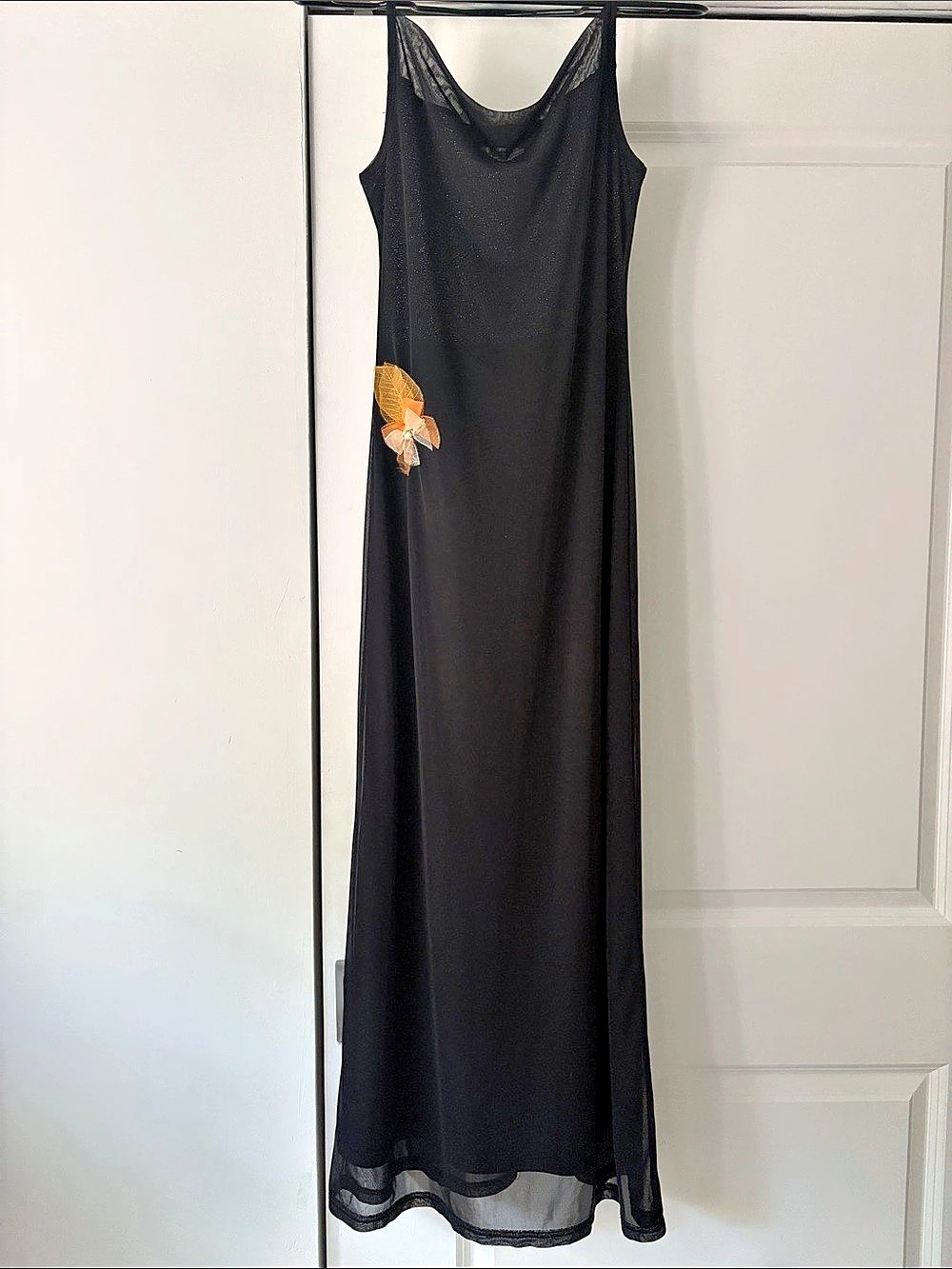 K.Y. Clothing Black Maxi Dress Like New